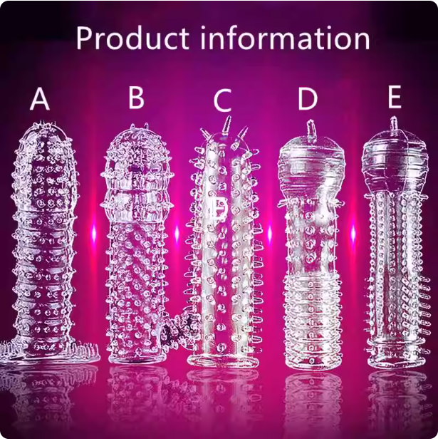 Manchons stimulants en silicone