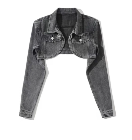 Veste en jean courte