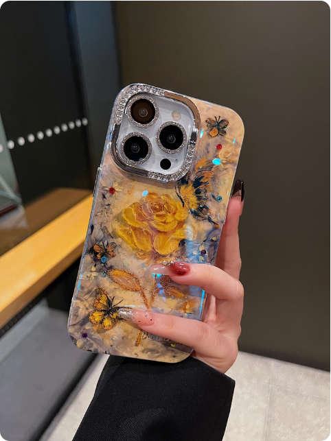 Coque de téléphone fleurie