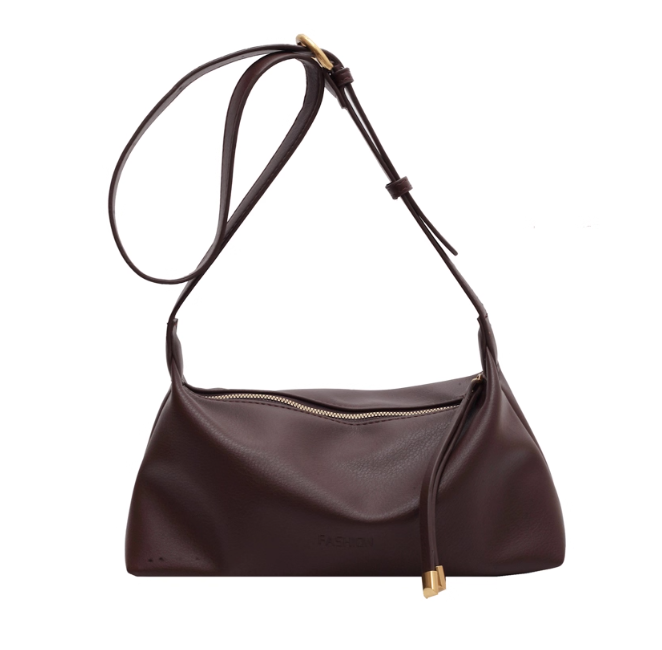 Sac à main en cuir marron