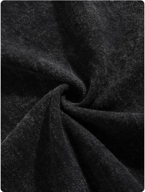T-shirt en denim noir