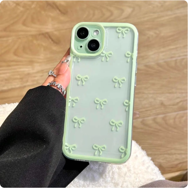 Coque pour iPhone avec petits nœuds
