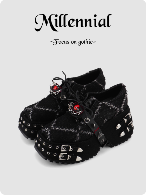 Chaussures plateforme gothiques