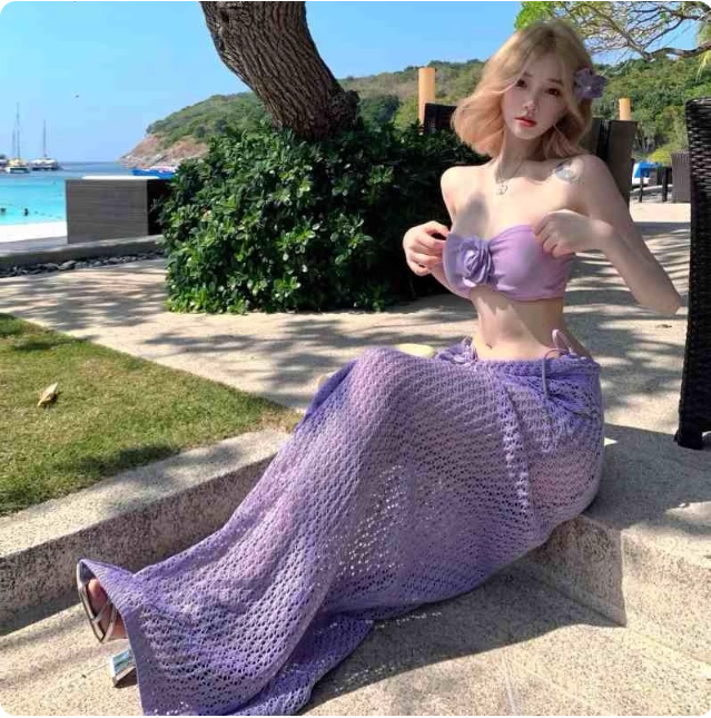 Ensemble sirène blanc