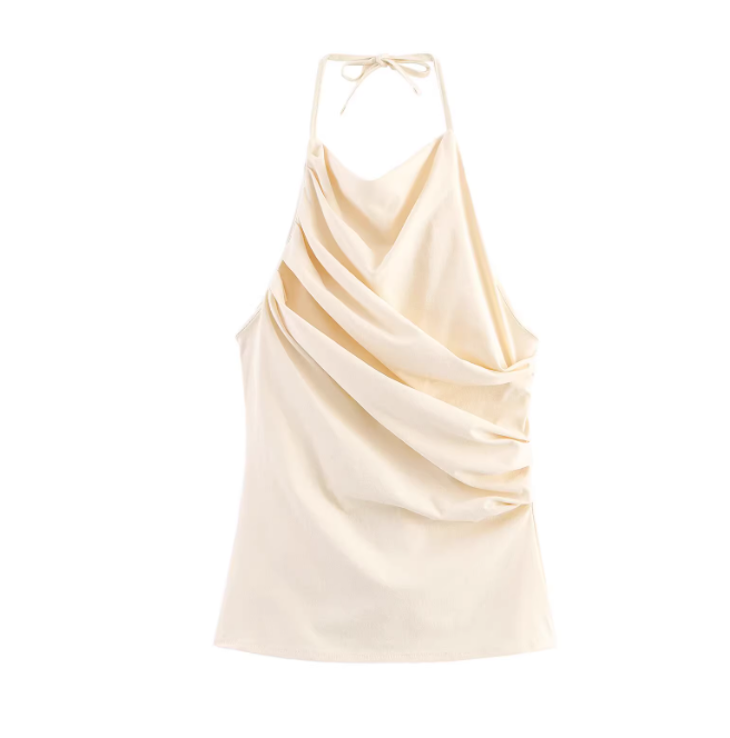 Débardeur drapé pour femme