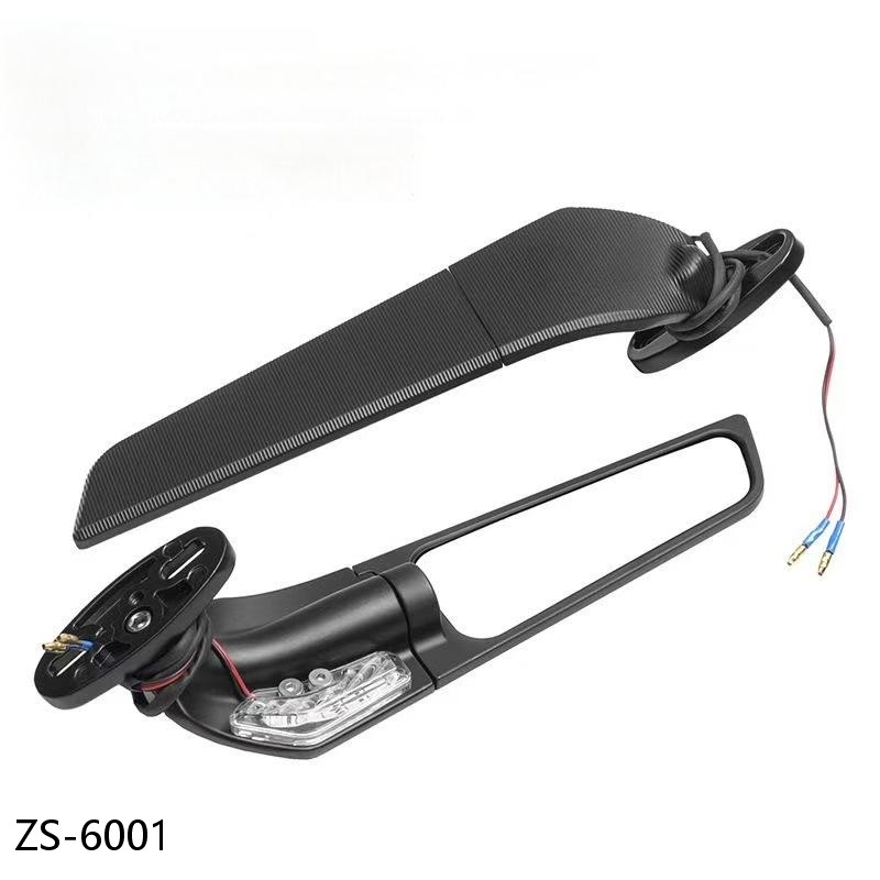Motorcycle Rearview Mirror Mods: Wind Wings, Panels for Kawasaki, Yamaha & BMW | Wind Knife Upgrades