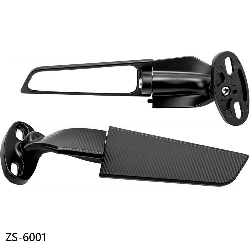 Motorcycle Rearview Mirror Mods: Wind Wings, Panels for Kawasaki, Yamaha & BMW | Wind Knife Upgrades