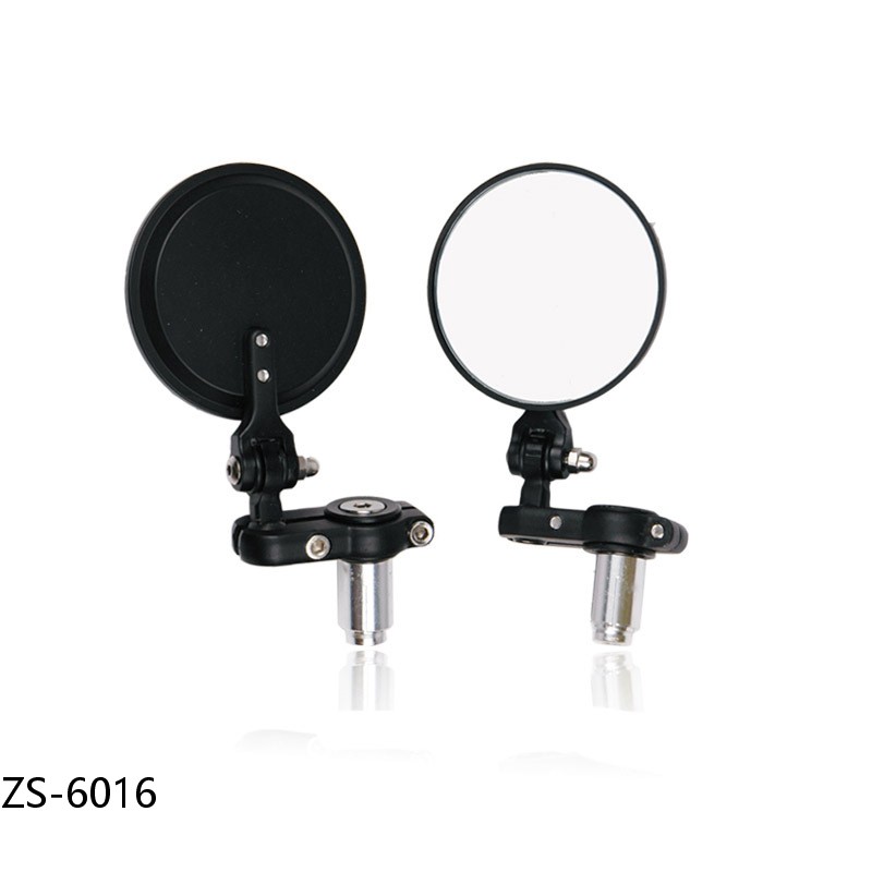 Universal Foldable Convex Motorcycle Mirrors - for 22-25mm Handlebars