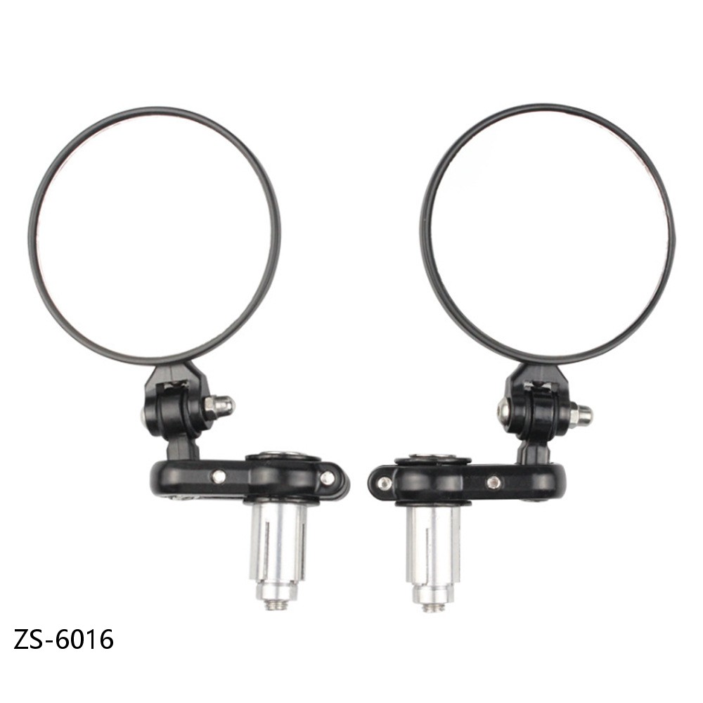 Universal Foldable Convex Motorcycle Mirrors - for 22-25mm Handlebars