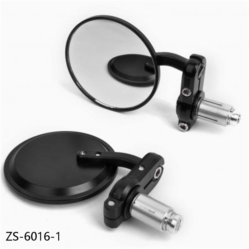 Convex Handlebar Rearview Mirrors for 22mm Motorcycle Handlebars