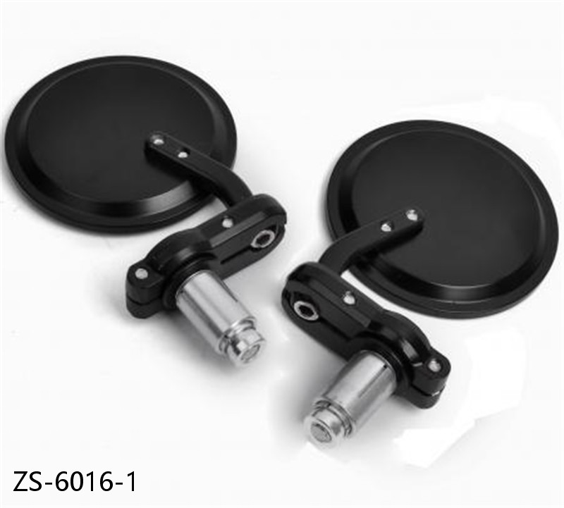 Convex Handlebar Rearview Mirrors for 22mm Motorcycle Handlebars