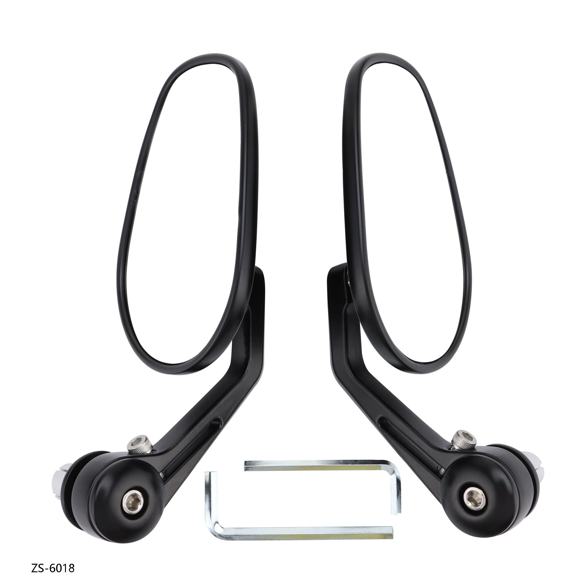 High-Performance Motorcycle Handlebar Mirrors for Enhanced Visibility