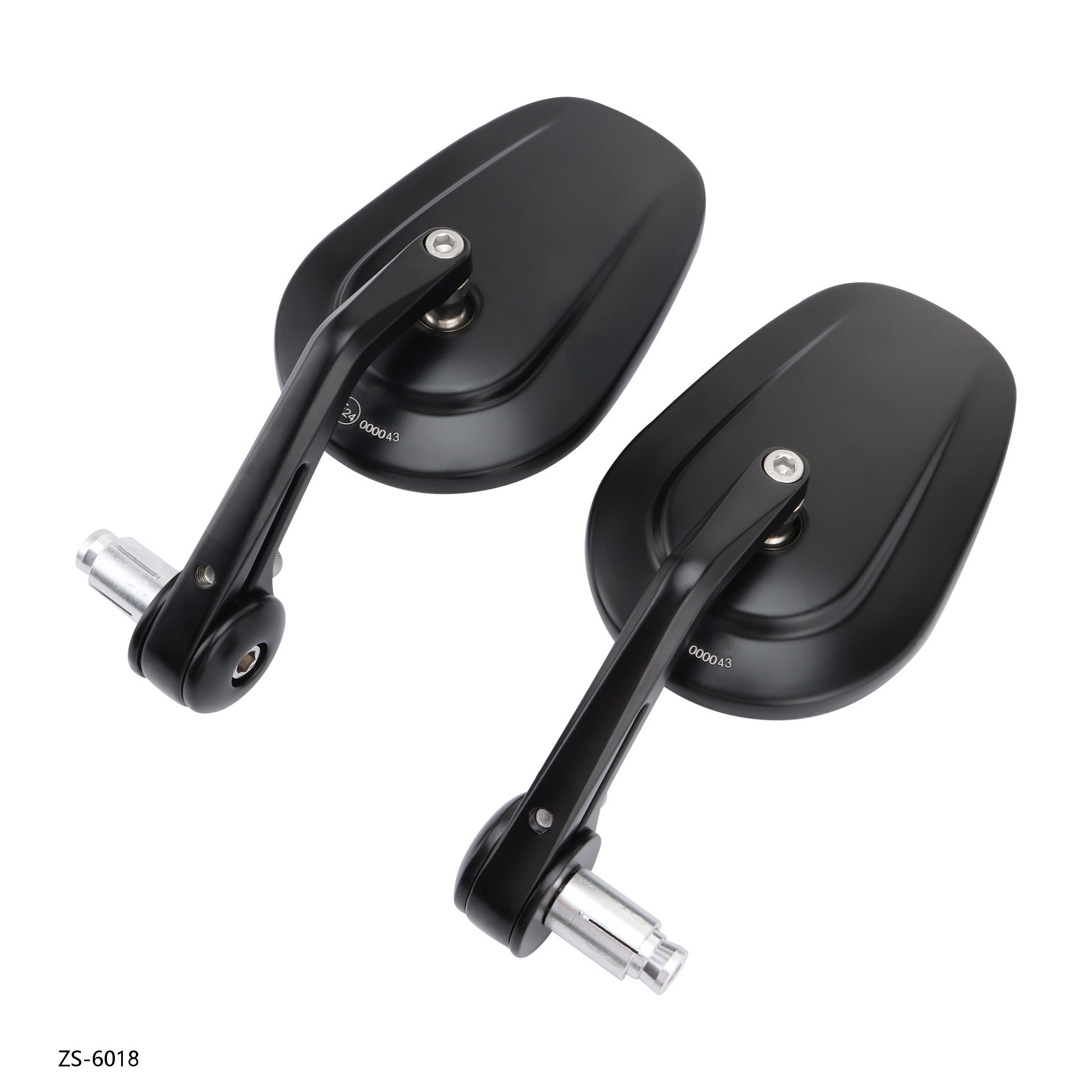 High-Performance Motorcycle Handlebar Mirrors for Enhanced Visibility
