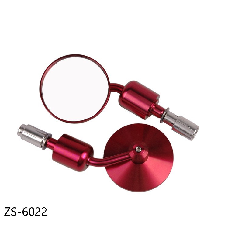 Multicolor Motorcycle Round Rearview Mirrors: Colorful Mods