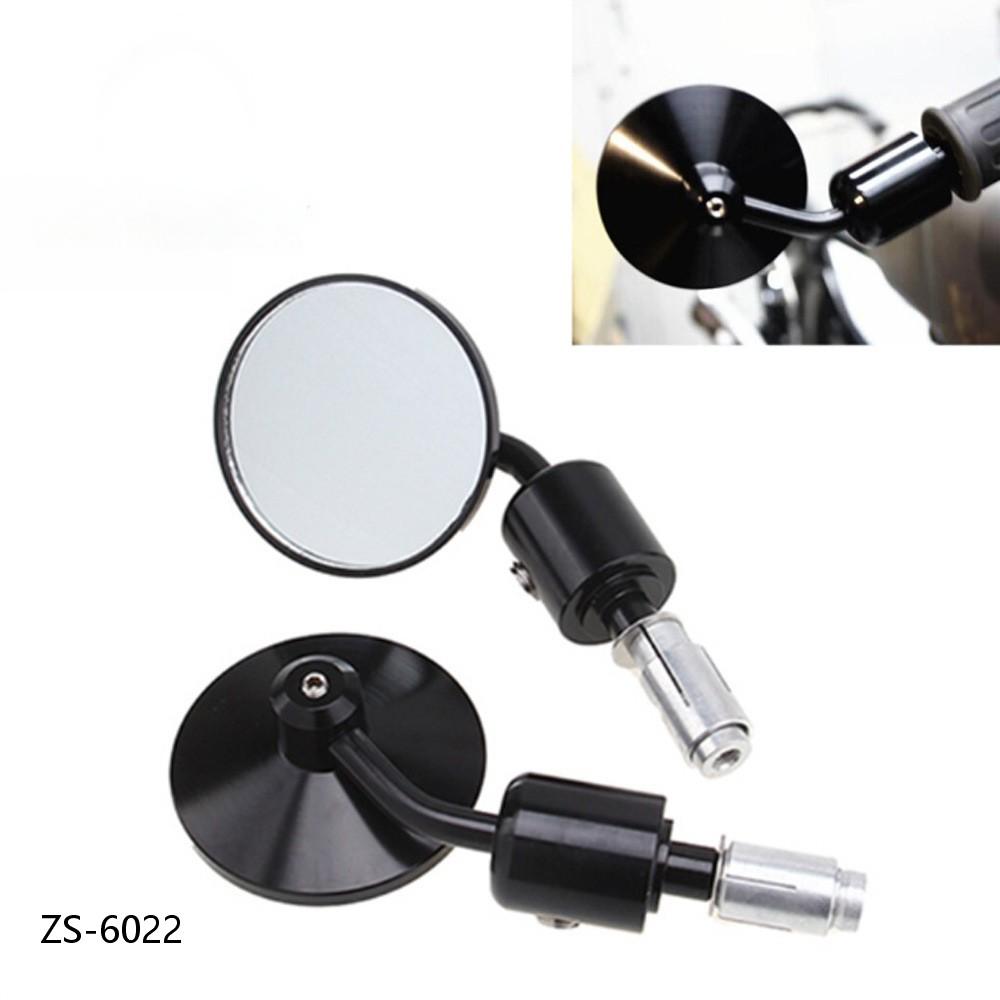Multicolor Motorcycle Round Rearview Mirrors: Colorful Mods
