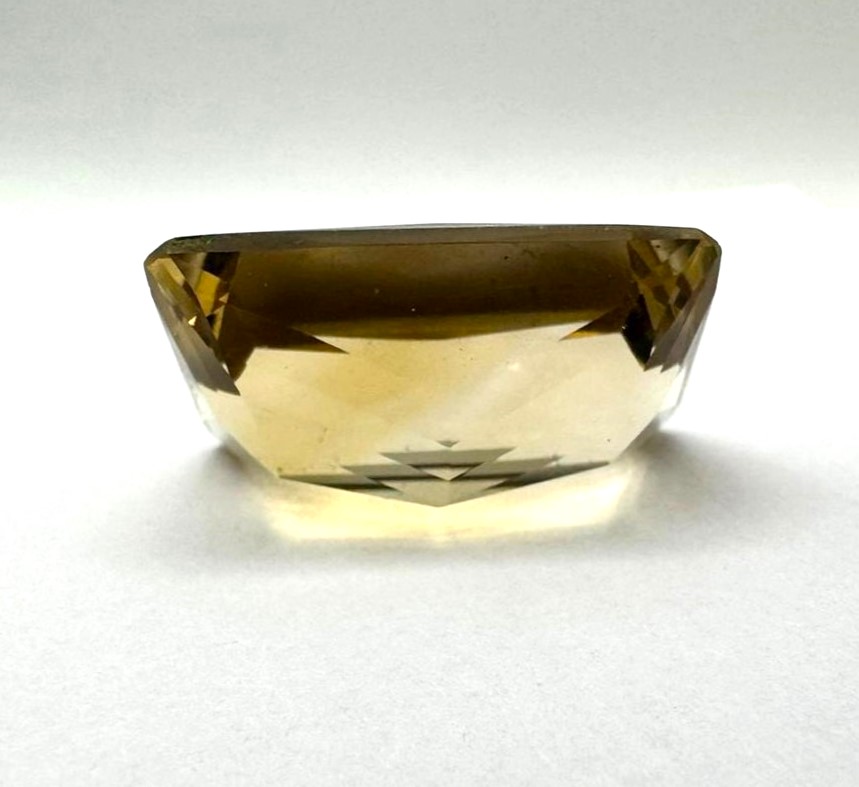41.8 ct. radiant cut yellow citrine 