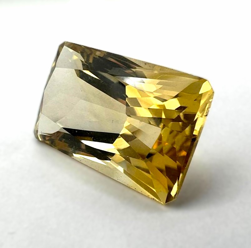 41.8 ct. radiant cut yellow citrine 