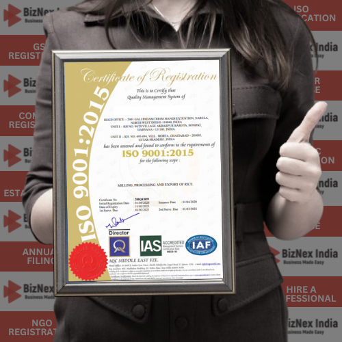 ISO 9001:2015 QMS Certification