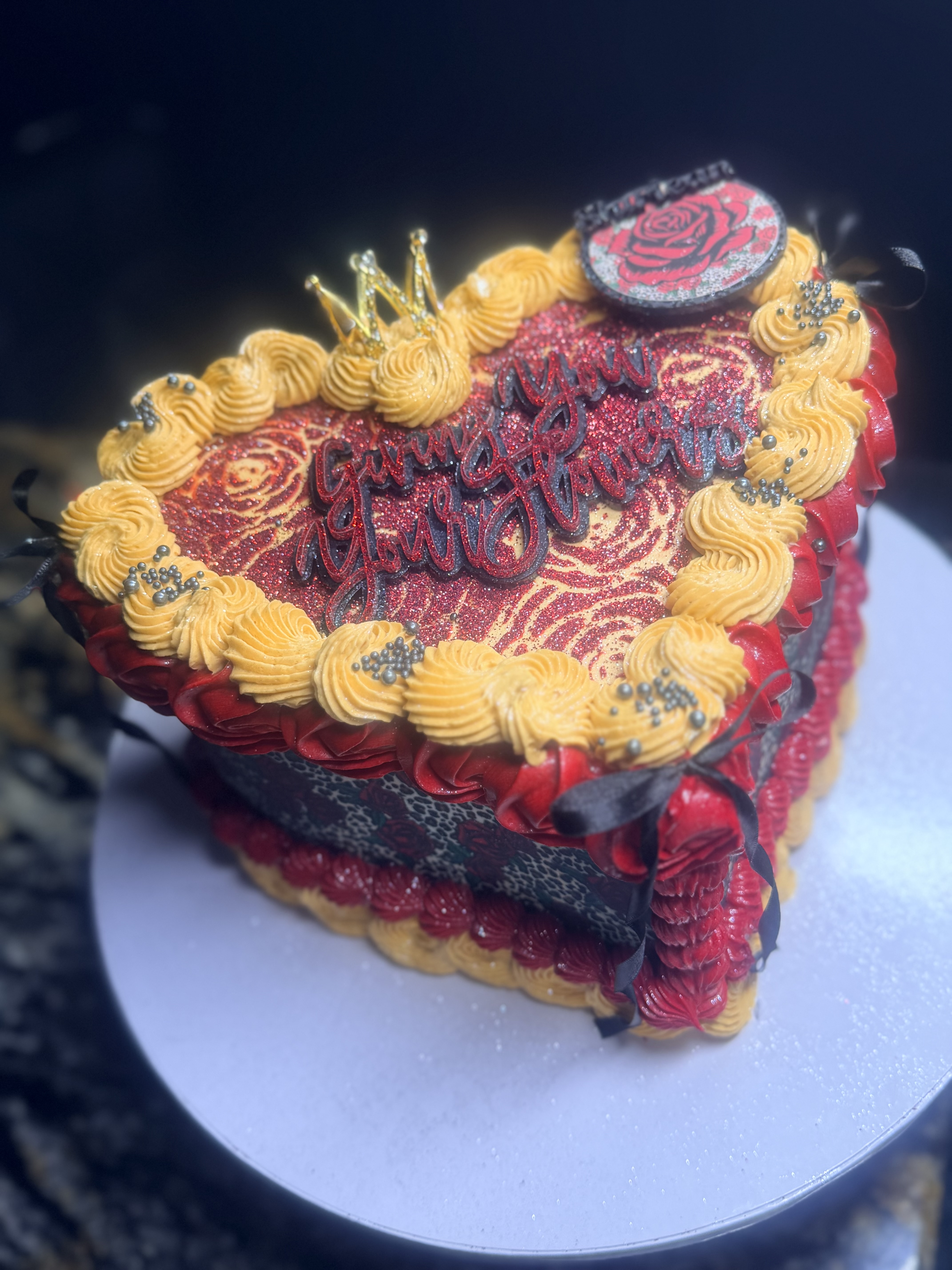 8" Heart Shaped Cake