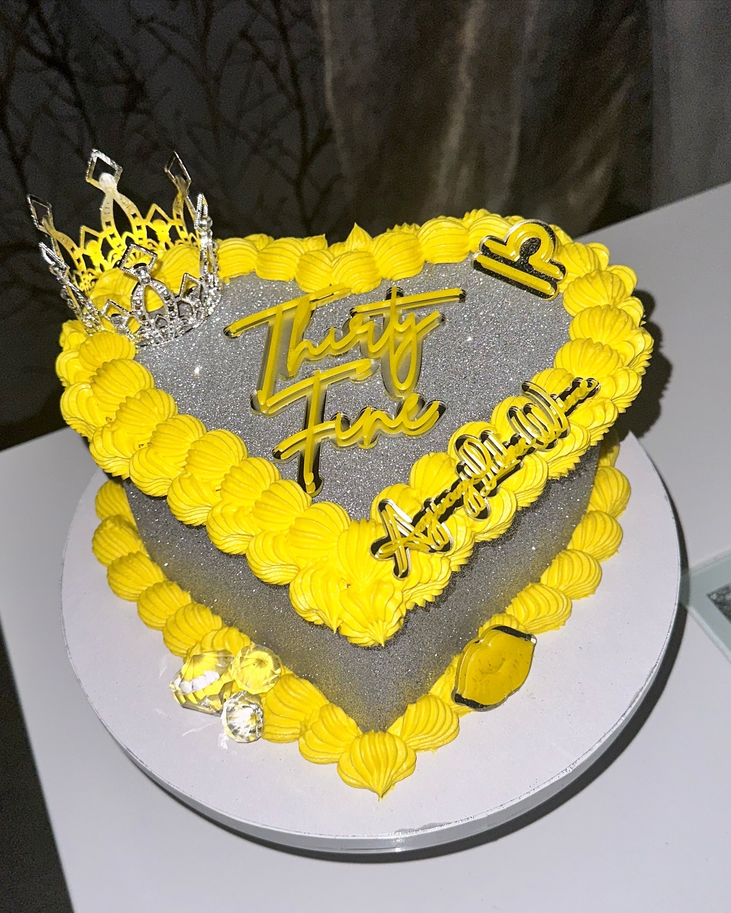 8" Heart Shaped Cake