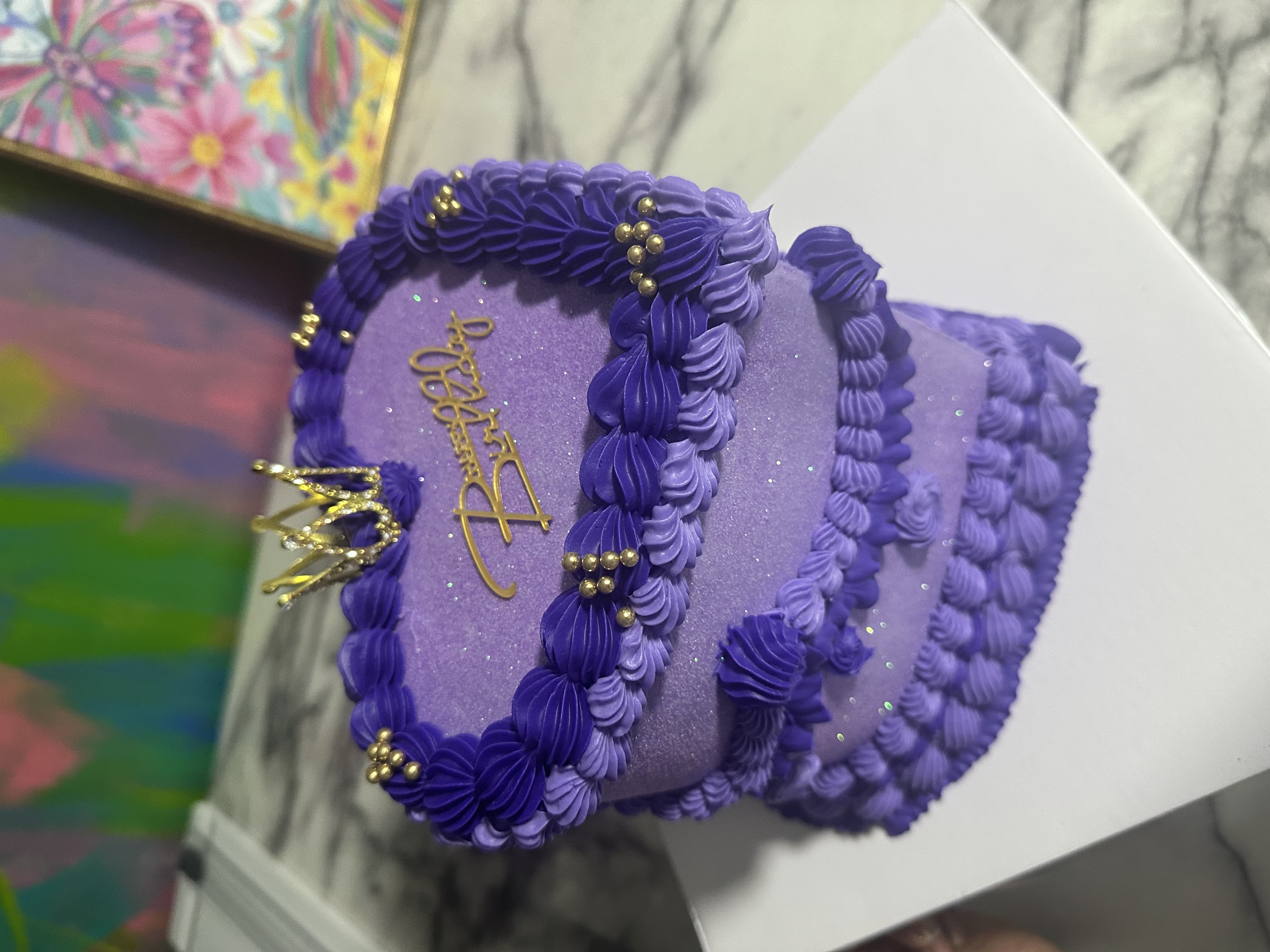 6" Heart Shaped Cake