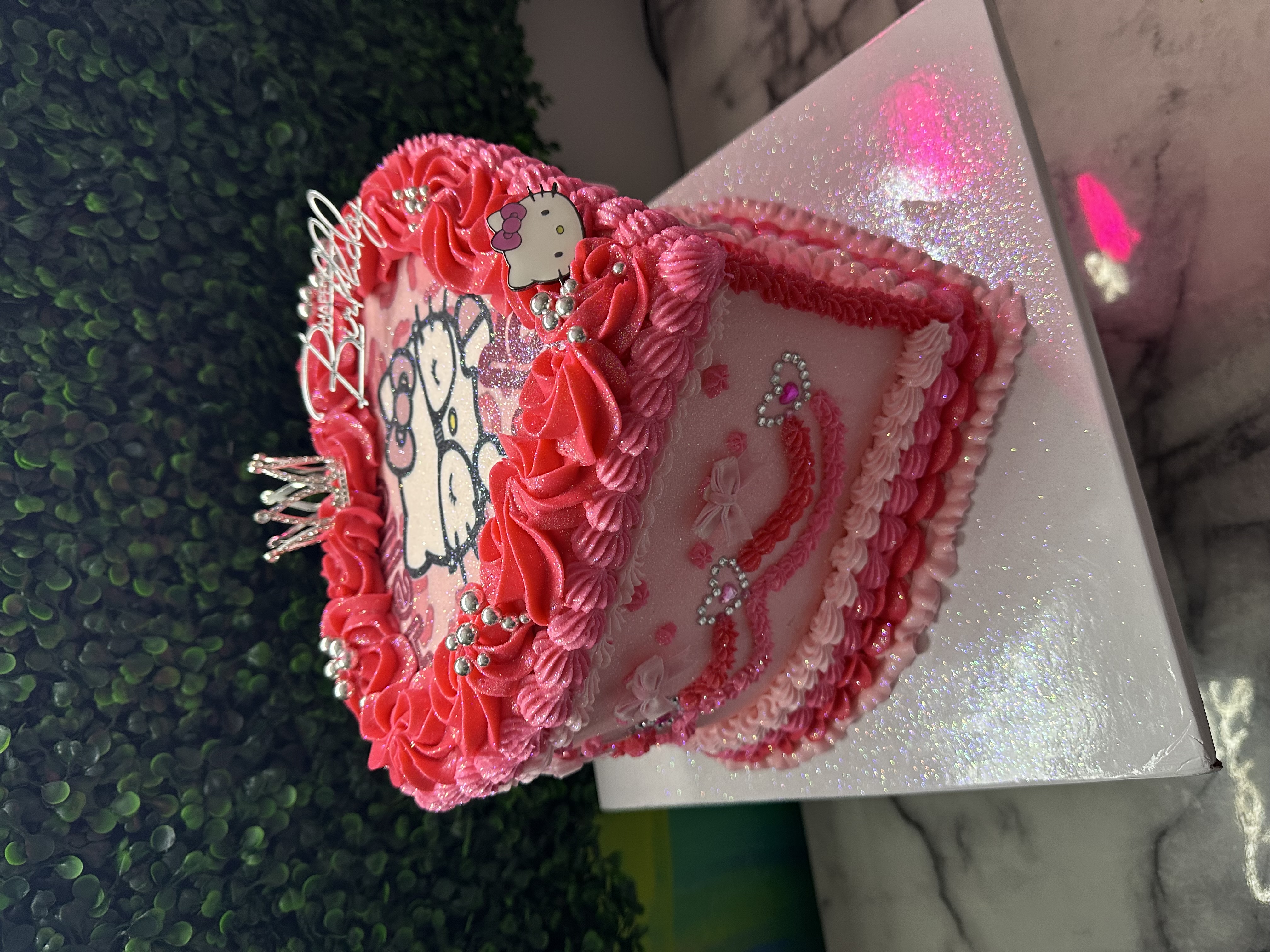 8" Heart Shaped Cake