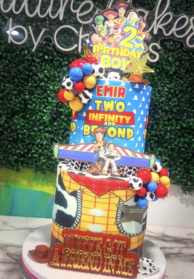 Two-Tier Custom Cakes