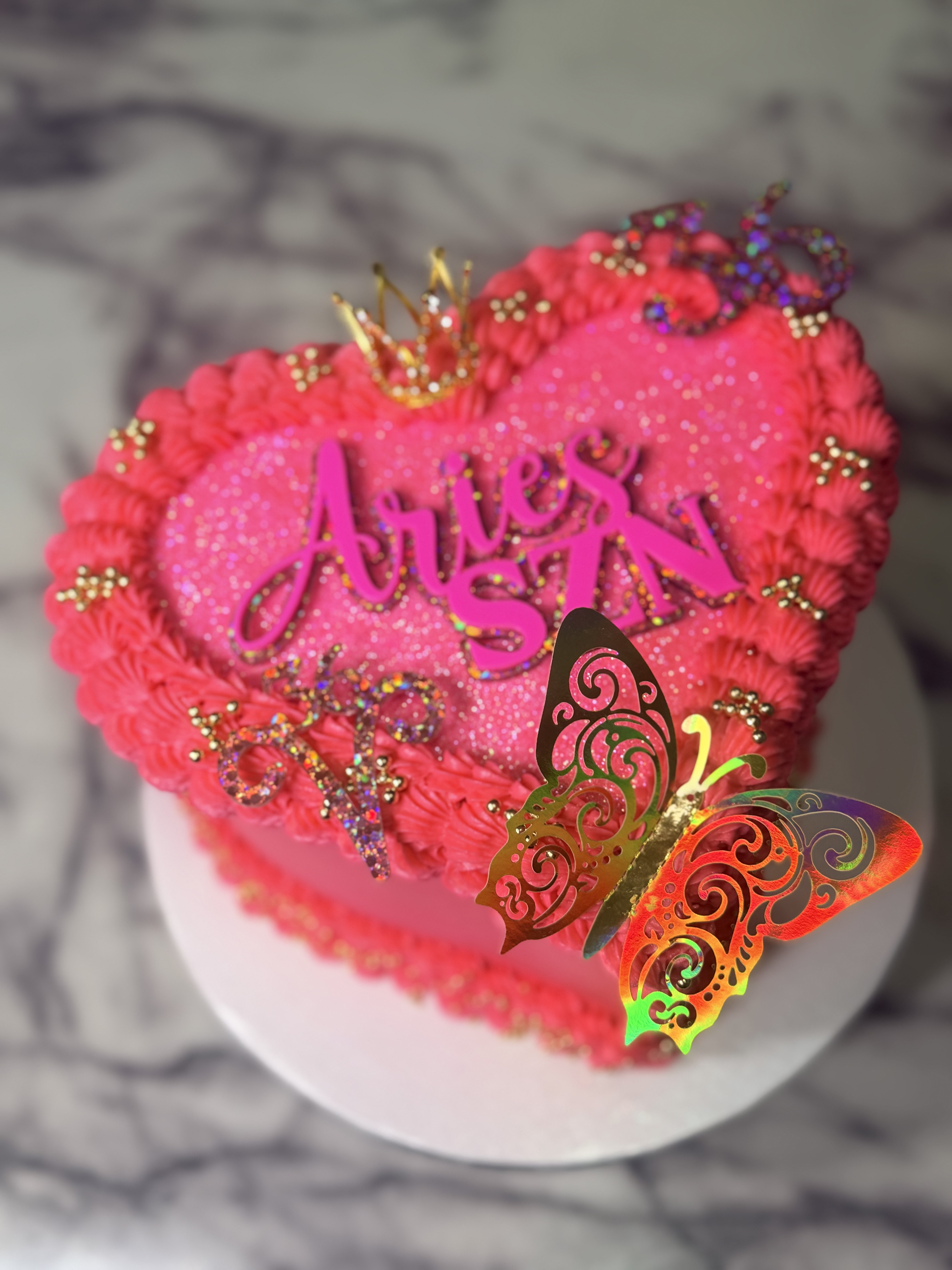 8" Heart Shaped Cake