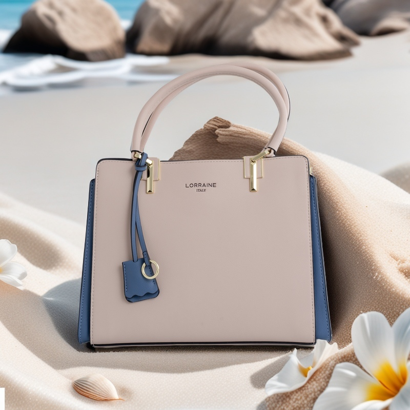 Lorraine Croc Embossed Satchel