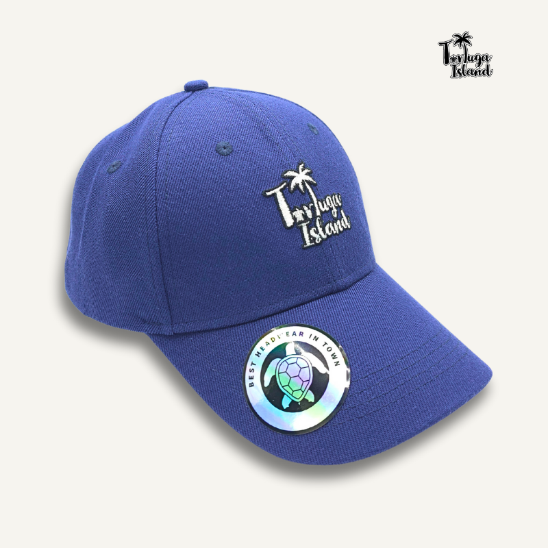 Tortuga Island 6-Panel Blue Baseball Cap