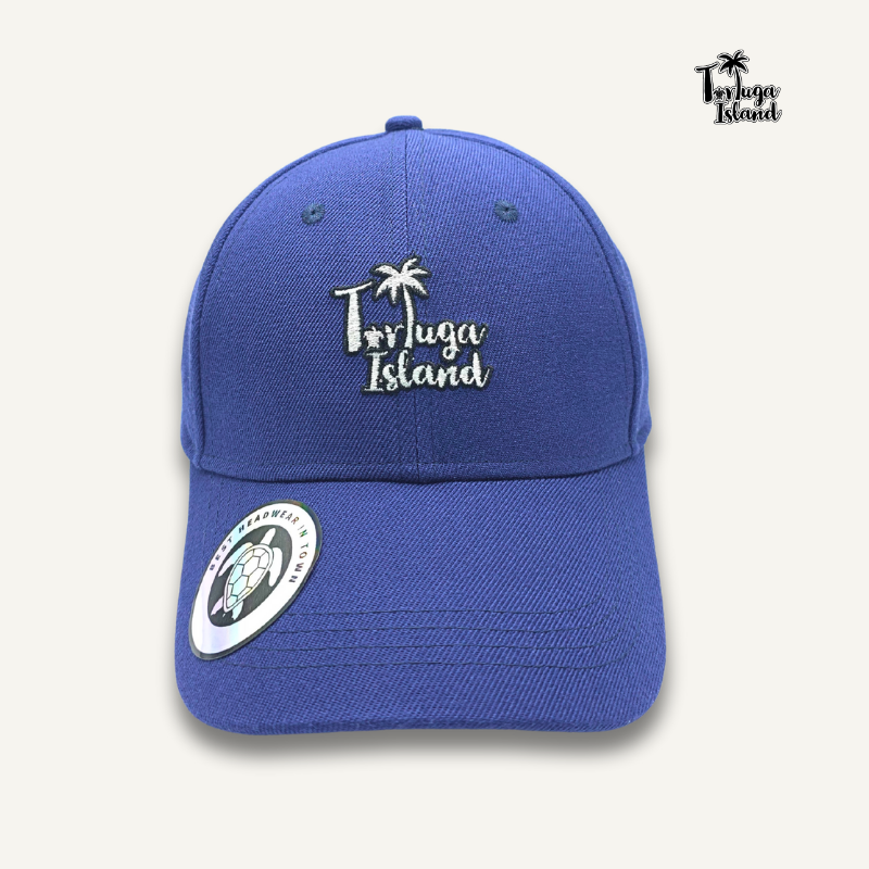 Tortuga Island 6-Panel Blue Baseball Cap