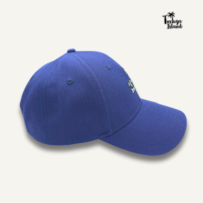 Tortuga Island 6-Panel Blue Baseball Cap