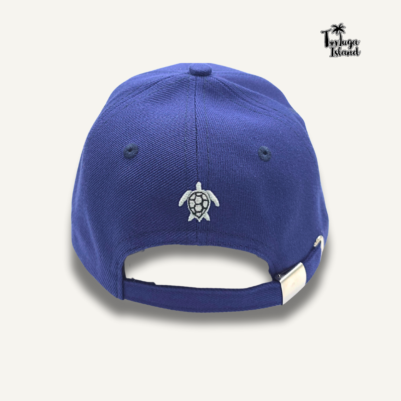 Tortuga Island 6-Panel Blue Baseball Cap