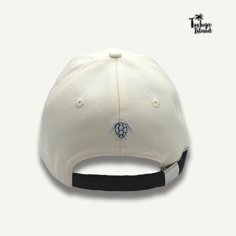 Tortuga Island 6-Panel White-Bone Baseball Cap