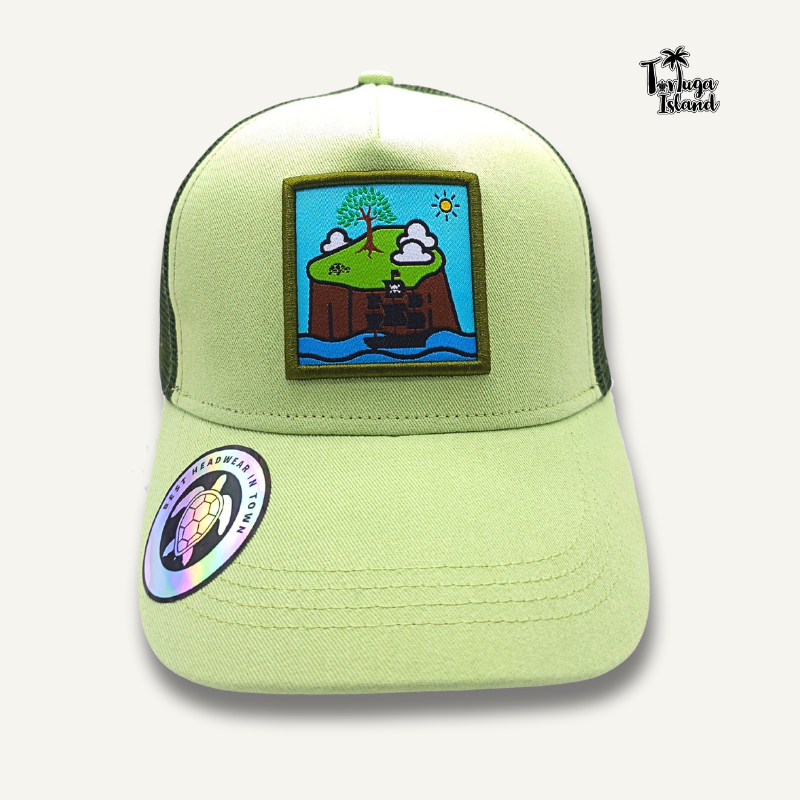 Tortuga on the Horizon Avocado Trucker Cap