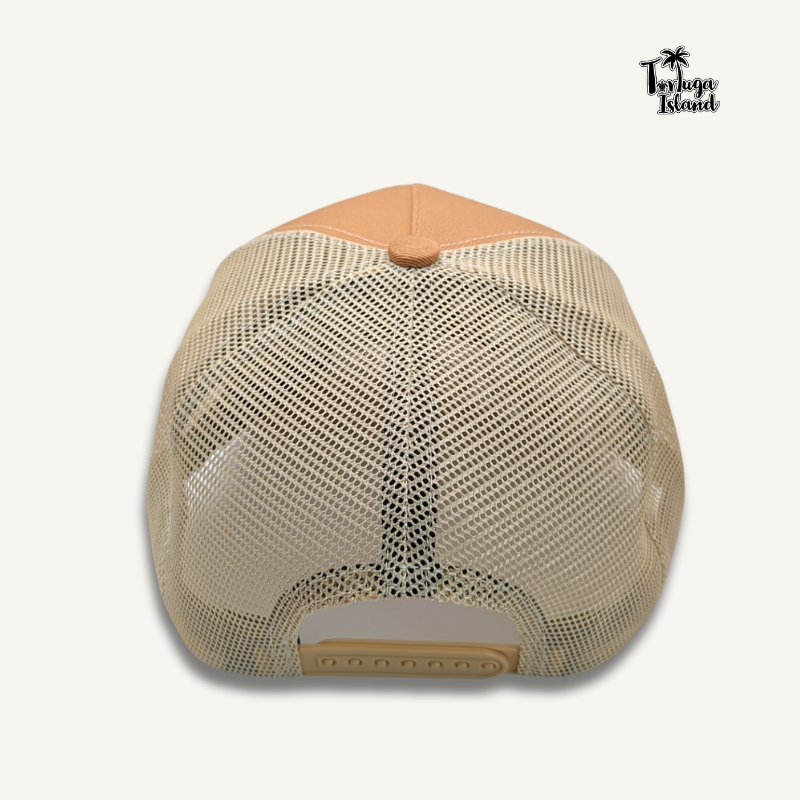 Tortuga On The Beach Khaki Trucker Cap