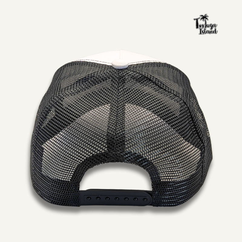 Tortuga On The Beach White Trucker Cap