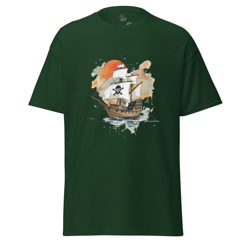 Pirate Ship Graphic T-Shirt