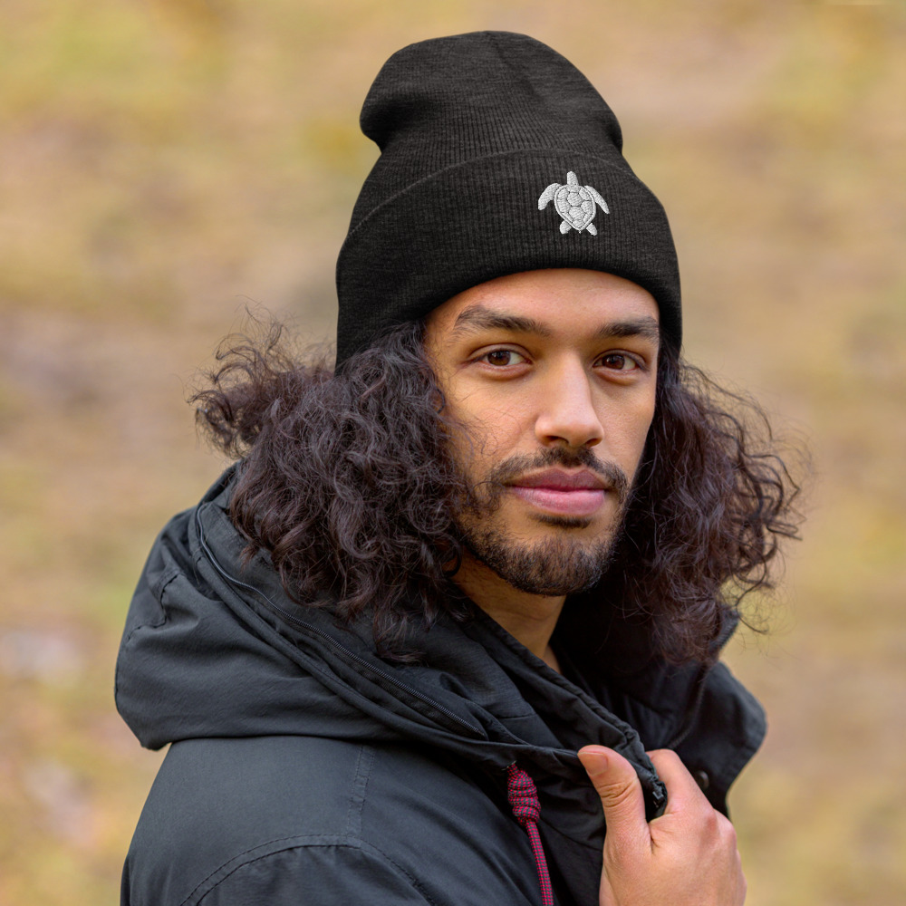 Tortuga Island Cuffed Beanie
