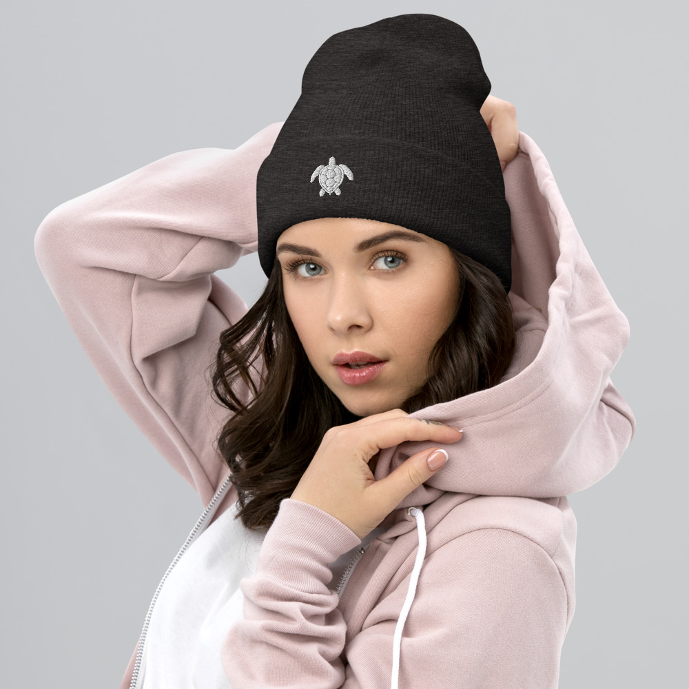 Tortuga Island Cuffed Beanie