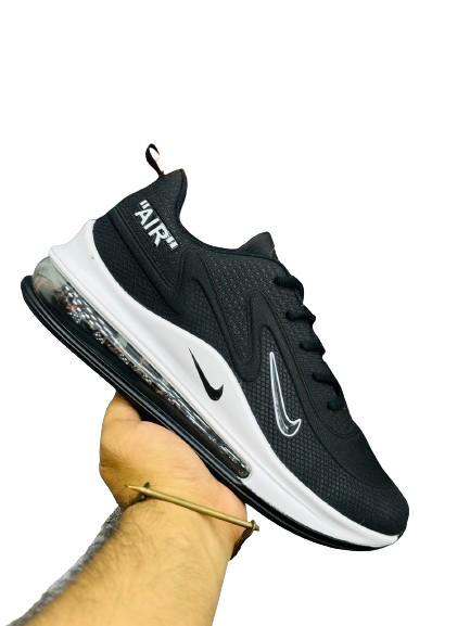Nike-Inspired Air Max 720 Style – Black/White 