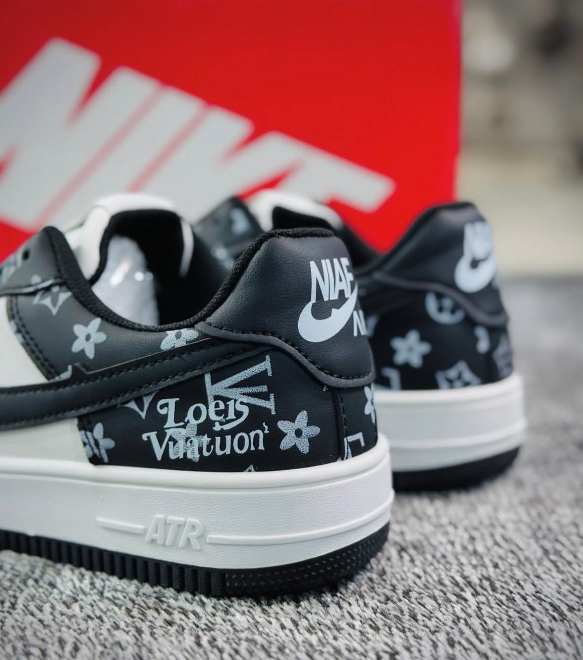 Louis Vuitton Nike Air Force 1 –  Black & White Edition