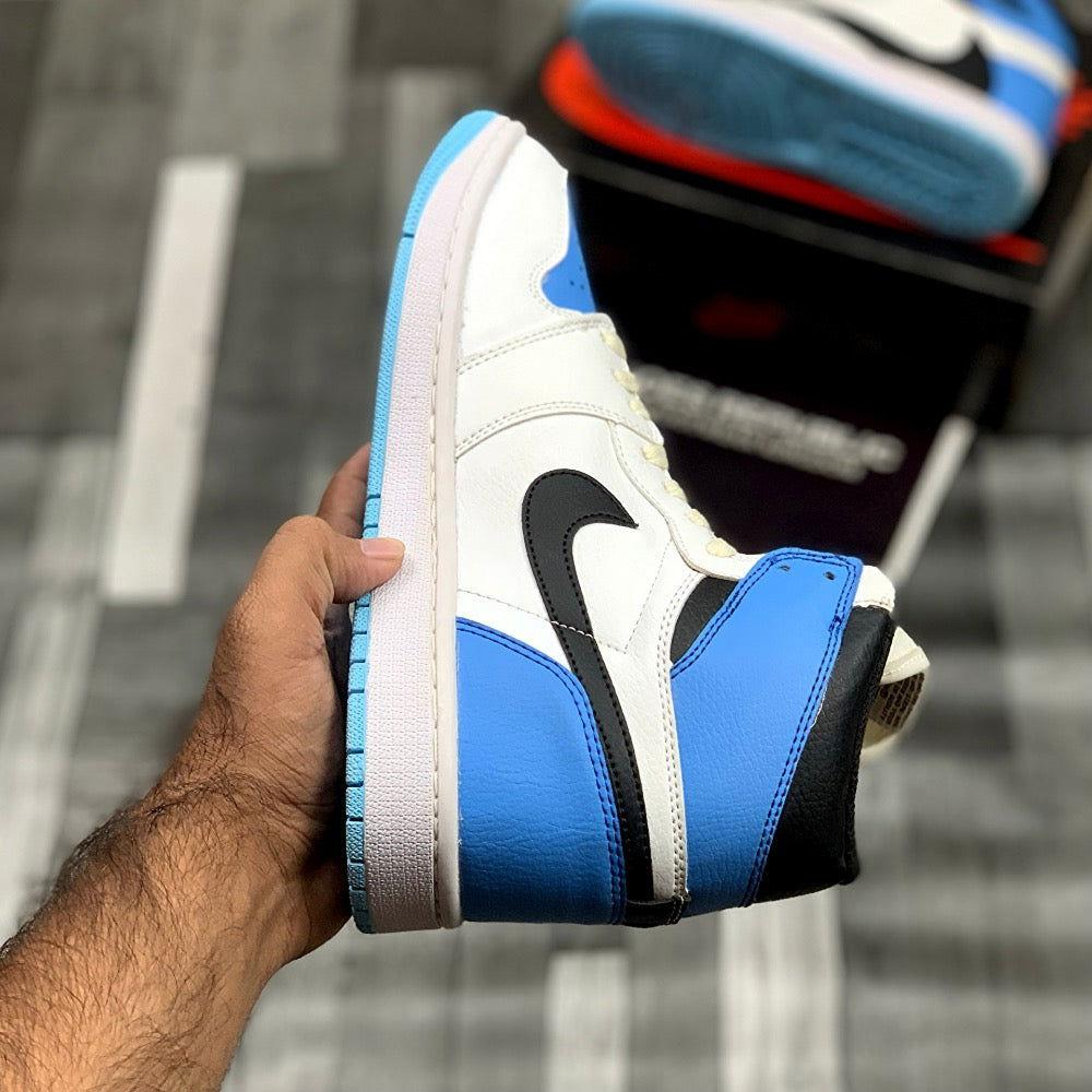 Nike Air Jordan 1 Retro High OG “UNC Reverse Swoosh” Custom