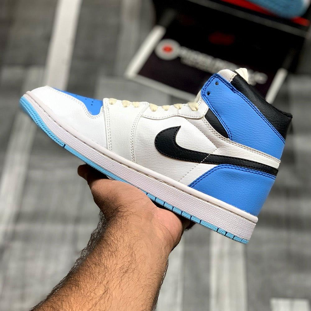 Nike Air Jordan 1 Retro High OG “UNC Reverse Swoosh” Custom