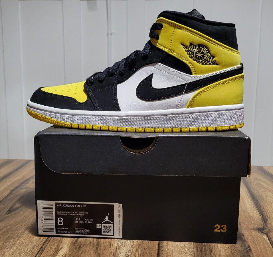 Nike Air Jordan 1 Mid SE “Tour Yellow/Black-White”