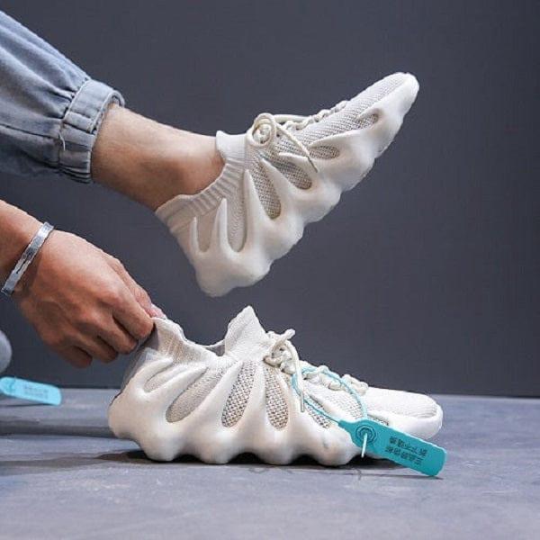 Yeezy 450 "Triple White" 