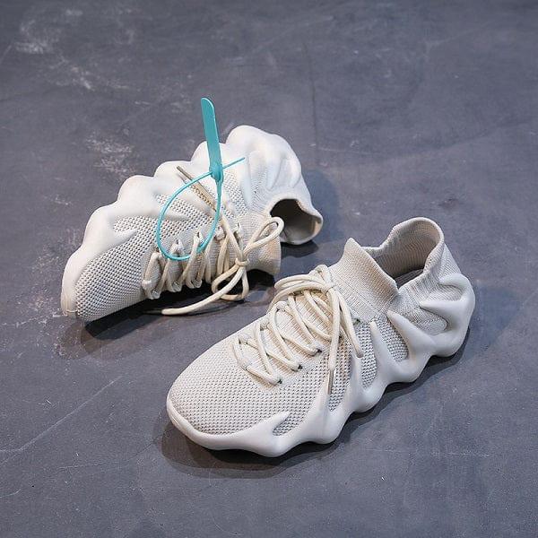 Yeezy 450 "Triple White" 