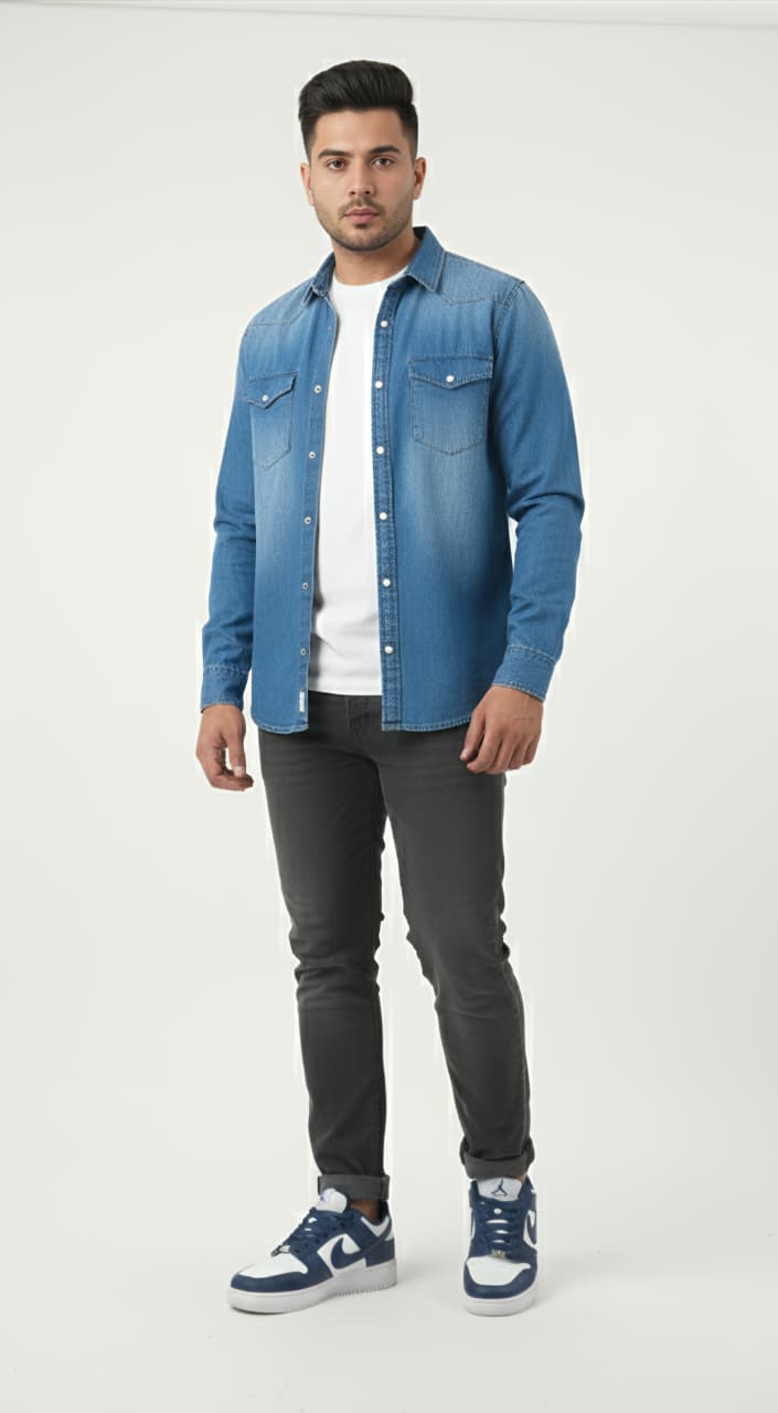  Nike Air Style Low-Top Sneakers – Navy & White