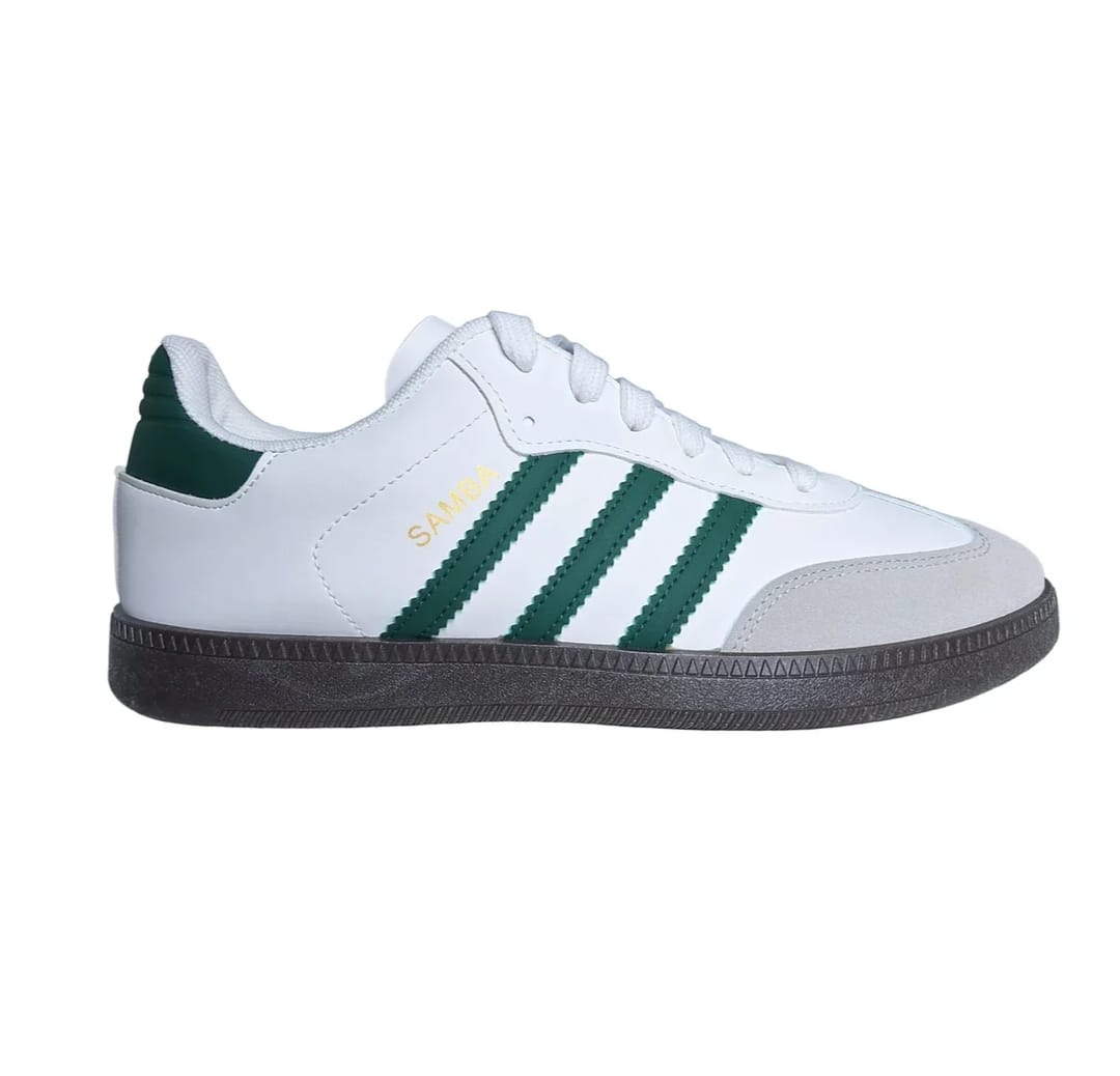 Adidas Samba Single side Stripe – White And Green
