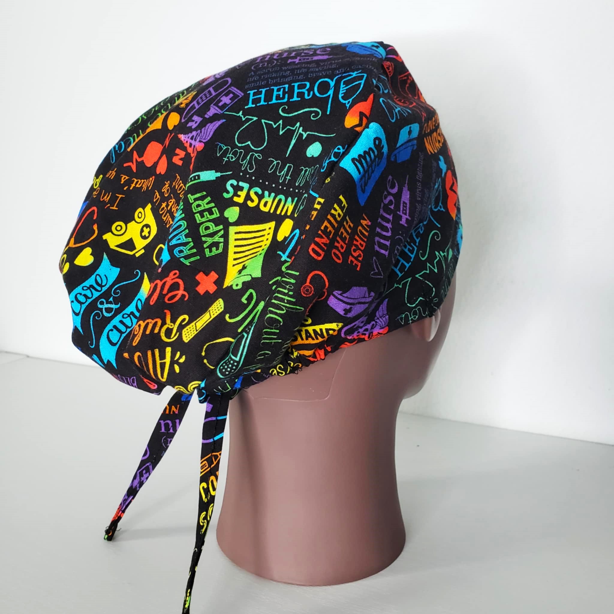 Coffee & Scrubs Medical Scrub Cap